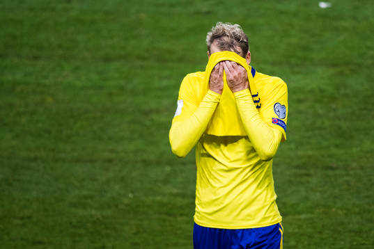 Sveriges Ola Toivonen deppar