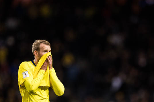 Sveriges Ola Toivonen deppar