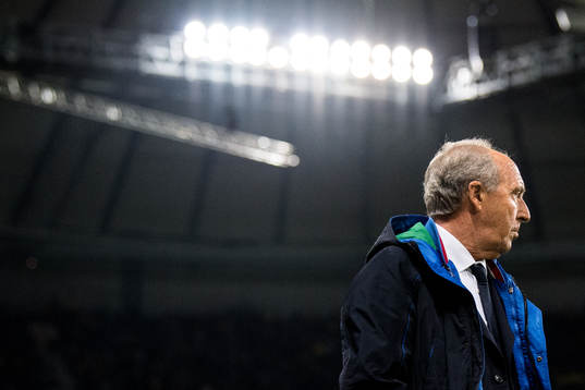 Italiens förbundskapten Gian Piero Ventura