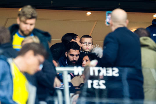 Zlatan Ibrahimovic med sönerna Vincent och Maximilian på