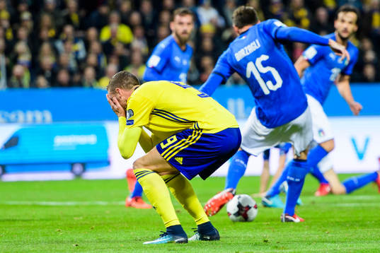 Sveriges Marcus Berg deppar