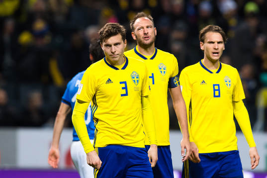 Sveriges Victor Nilsson Lindelöf , Andreas Granqvist och