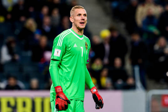 Sveriges målvakt Robin Olsen