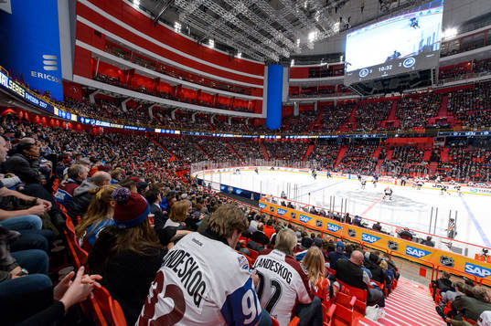 Interiör i Globen