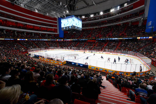 Interiör i Globen