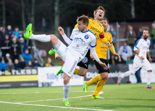 Akropolis Adrian Pettersson i en duell med Frejs Adam
