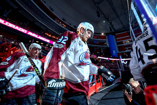 Colorados Gabriel Landeskog gör entre