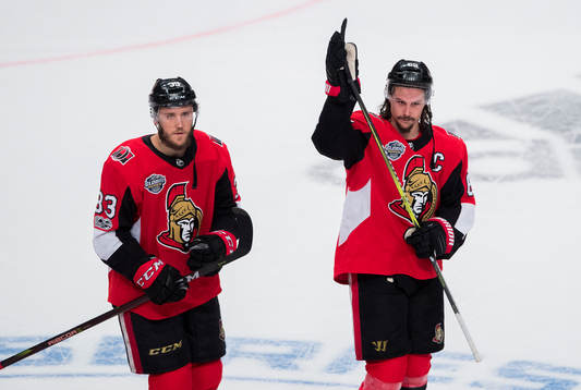 Ottawas Fredrik Claesson och Erik Karlsson