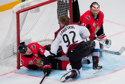 Colorados Gabriel Landeskog regerar på Ottawas Dion Phaneuf