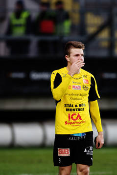 Mjällbys Joel Nilsson deppar