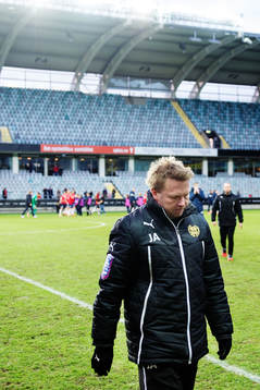 Mjällbys tränare Jonas Andersson deppar