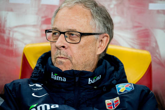 Lars Lagerbäck, head coach of Norway