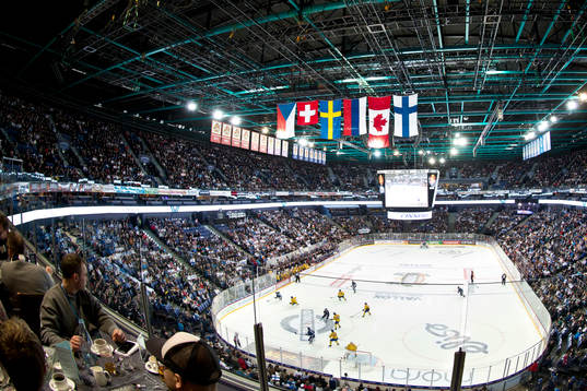 Inside wiev of the Hartwall Areena