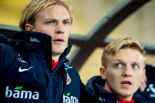 Morten Thorsby and Mats Møller Dæhli of Norway
