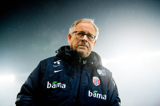 Lars Lagerbäck, head coach of Norway