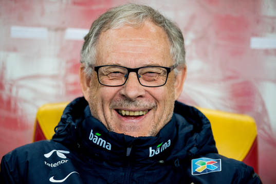 Lars Lagerbäck, head coach of Norway