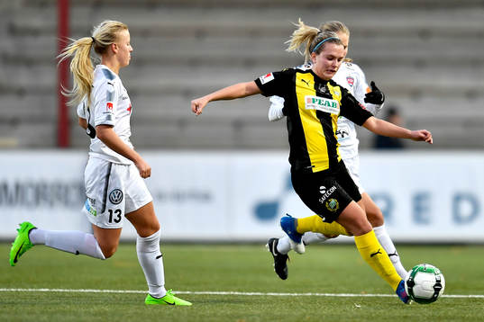 Rosengårds Sophie Sundqvist och Hammarbys Frida Sjöberg
