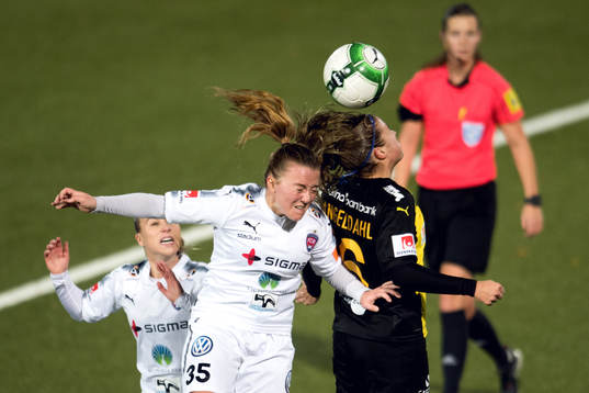 Rosengårds Andrea Thorisson och Hammarbys Filippa Angeldal