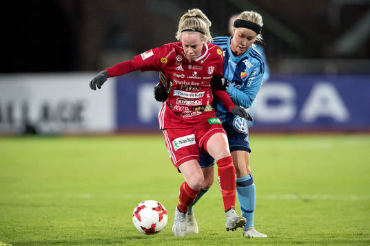 Piteås Cecilia Edlund och Djurgårdens Annika Kukkonen