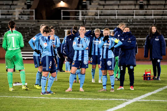 Djurgårdens spelare deppar