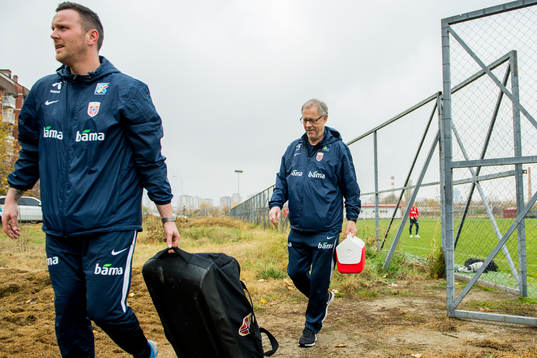 Lars Lagerbäck, head coach of Norway