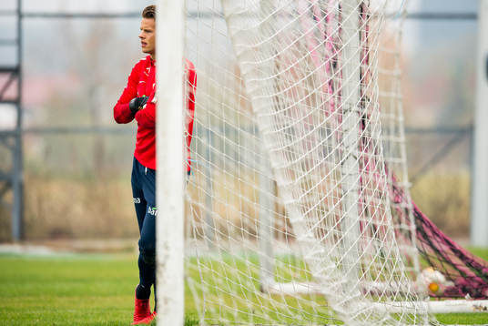 Goalkeeper Ørjan Nyland of Norway