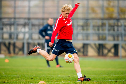 Morten Thorsby of Norway