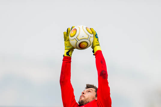 Goalkeeper Rune Almenning Jarstein of Norway