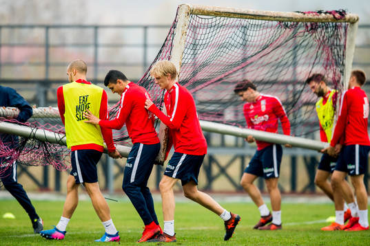 Tore Reginiussen, Mohamed Elyounoussi and Morten Thorsby of