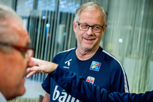 Lars Lagerbäck, head coach of Norway