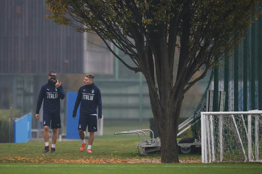 Leonardo Bonucci och Ciro Immobile