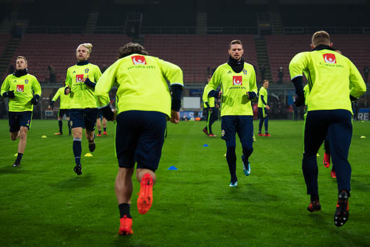 Sebastian Larsson, Johan Larsson och Marcus Berg