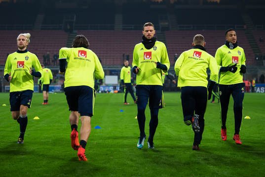 Johan Larsson, Marcus Berg och Martin Olsson