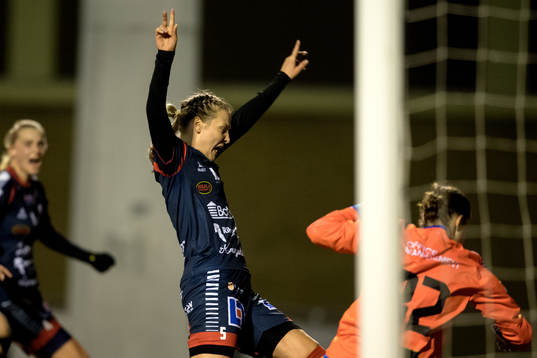 Linköpings Lisa Lantz jublar