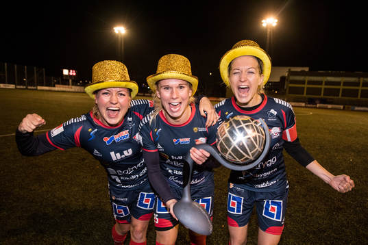 Linköpings Kristine Minde, Jonna Andersson och Janni Arnth