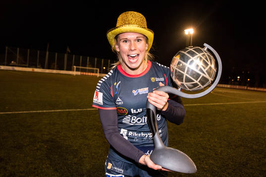 Linköpings Jonna Andersson jublar med Kronprinsessan