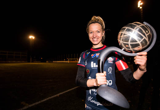 Linköpings Janni Arnth jublar med Kronprinsessan Victorias
