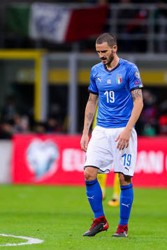 Italiens Leonardo Bonucci deppar