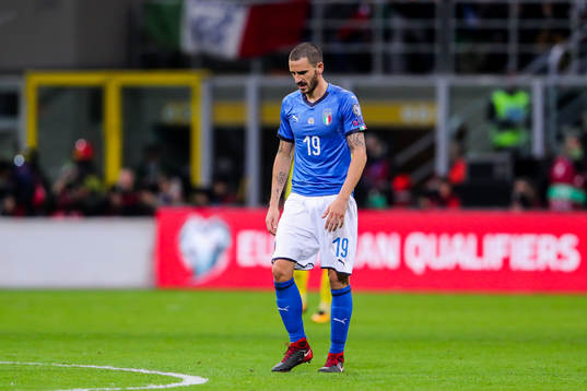 Italiens Leonardo Bonucci deppar