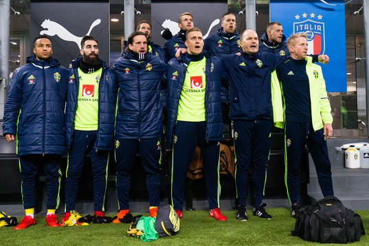 Sveriges Martin Olsson, Jummy Durmaz, Gustav Svensson,