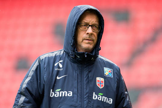 Lars Lagerbäck, head coach of Norway
