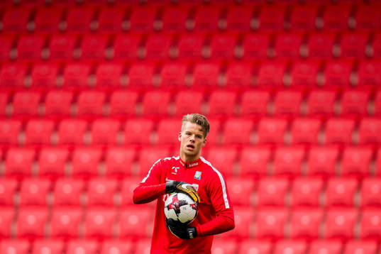 Goalkeeper Ørjan Nyland of Norway