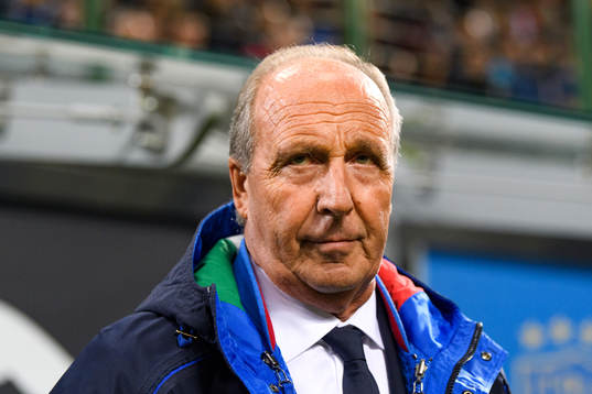 Italiens förbundskapten Gian Piero Ventura