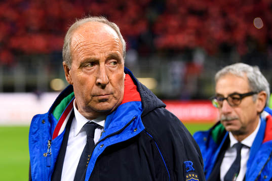 Italiens förbundskapten Gian Piero Ventura