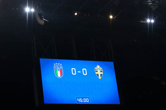 Resultattavlan visar 0-0