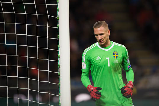 Sveriges målvakt Robin Olsen