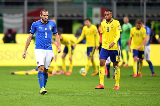 Italiens Giorgio Chiellini deppar