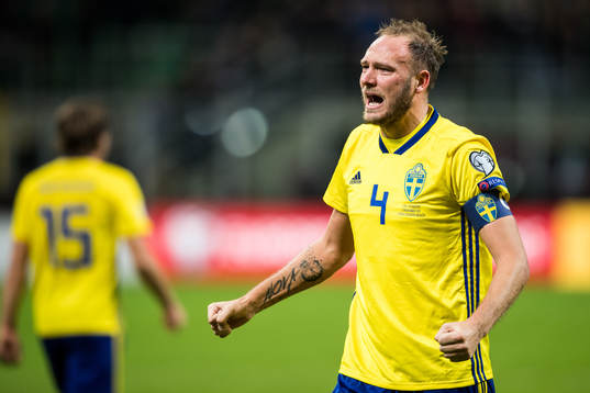 Sveriges Andreas Granqvist jublar