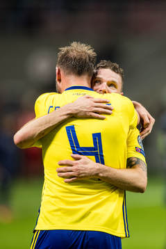 Sveriges Marcus Berg kramar om Andreas Granqvist