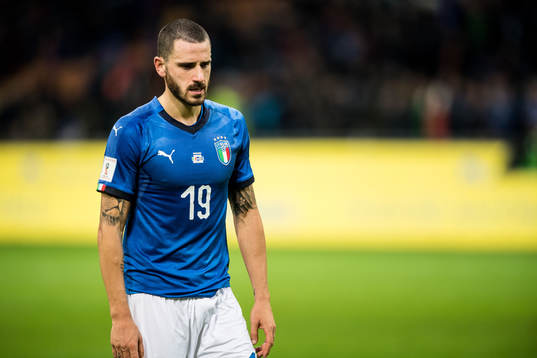 Italiens Leonardo Bonucci deppar